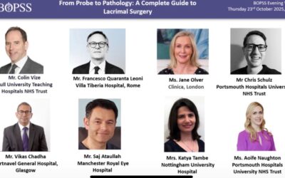 Mr Chadha presents on lacrimal sac tumours at BOPSS webinar